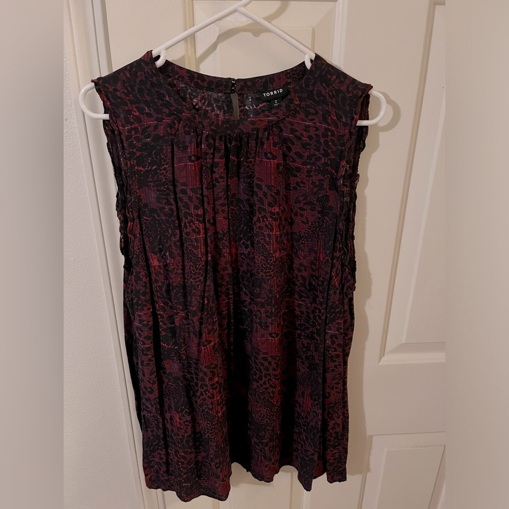Torrid sleeveless top.